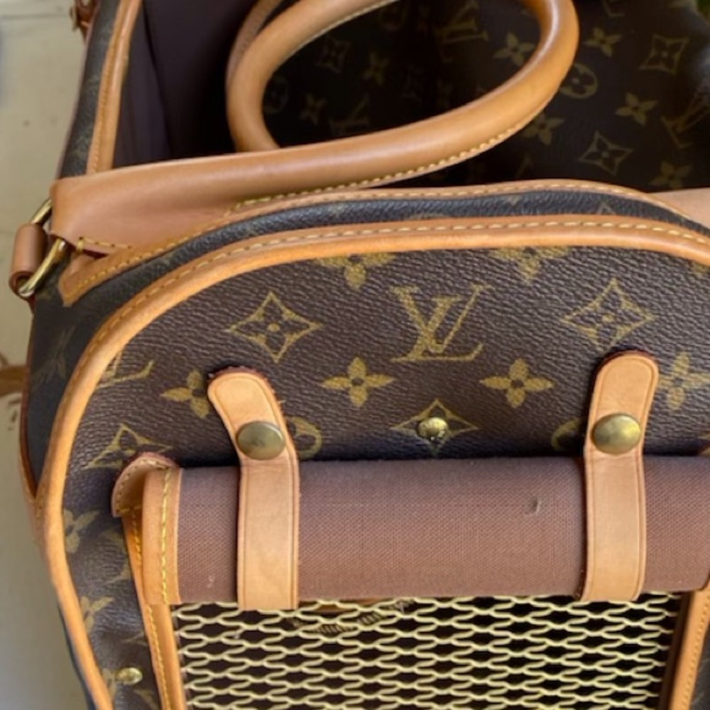Louis Vuitton Monogram Canvas Pet Carrier Bag Brown Tan - Picture 15 of 15